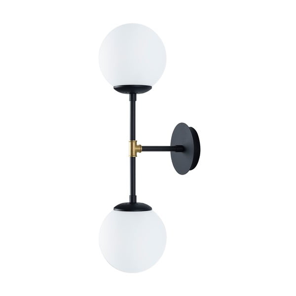 Lampada da parete nera, lunghezza 58 cm Kruva - Squid Lighting-image-2