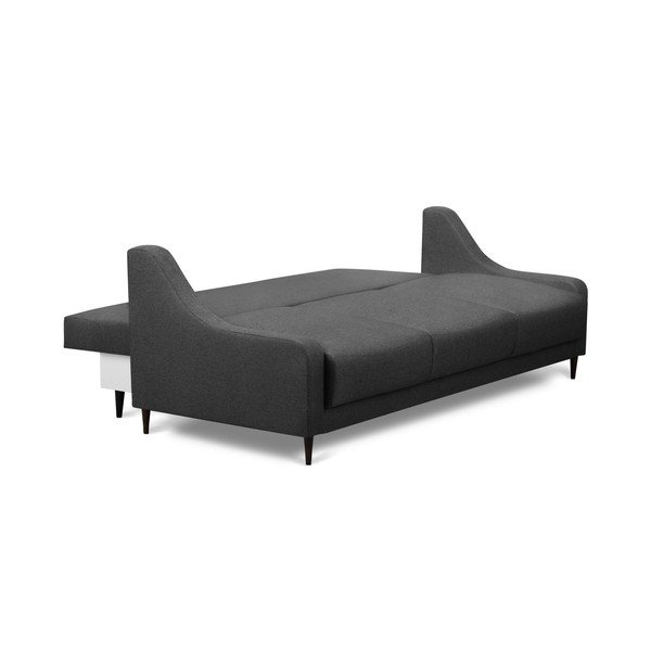 Divano letto grigio scuro con contenitore, 215 cm Ancolie - Mazzini Sofas-image-4