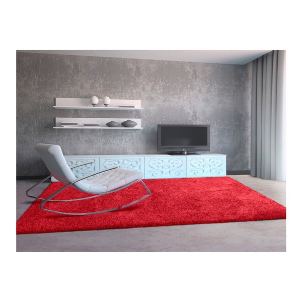 Tappeto rosso , 67 x 125 cm Aqua Liso - Universal-image-1