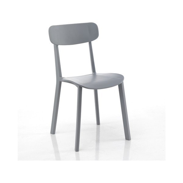 Set di 4 sedie da pranzo grigie Mara - Tomasucci