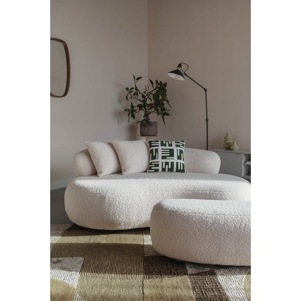 Divano crema 185 cm Noxx - White Label-image-1