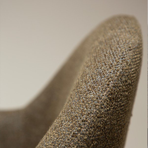 Sedia da pranzo color kaki con braccioli/girevole Bae – DAN-FORM Denmark-image-1