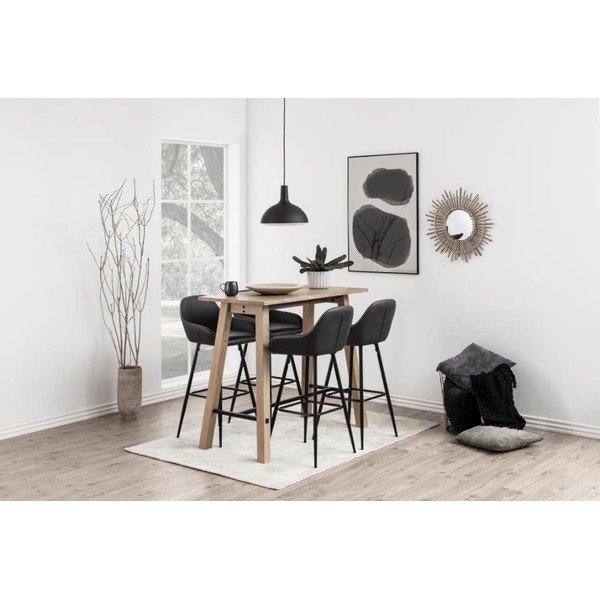 Set di 2 sgabelli da bar beige e grigio Candis - Actona-image-1