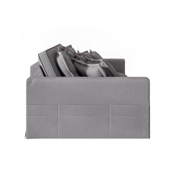 Divano grigio chiaro 236 cm Nora – Ropez-image-4