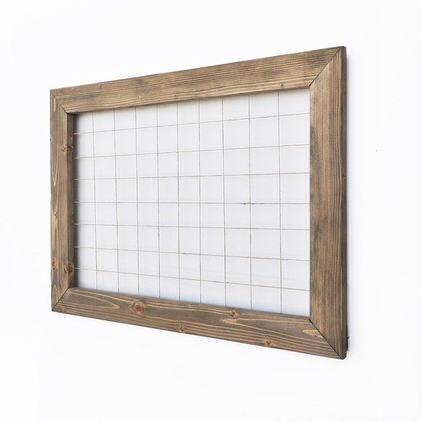 Parete con cornice di legno, 70 x 50 cm - Evila Originals-image-4