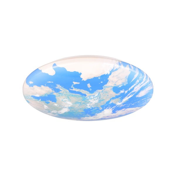 Plafoniera per bambini LED blu ø 37 cm Terra – Reality-image-3