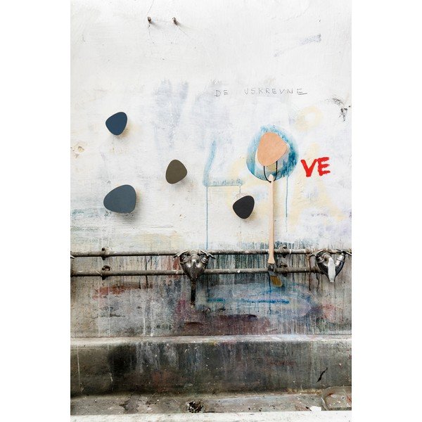 Gancio da parete blu in acciaio Dot S Nupo – LIND DNA-image-1