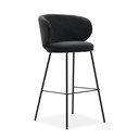 Set di sbagelli da bar in grigio scuro 2 pz (altezza della seduta 65 cm) Rush – Marckeric