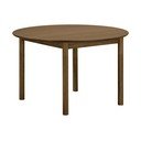 Tavolo da pranzo rotondo con effetto rovere allungabile con estensione 120x220 cm Bundaberg – House Nordic