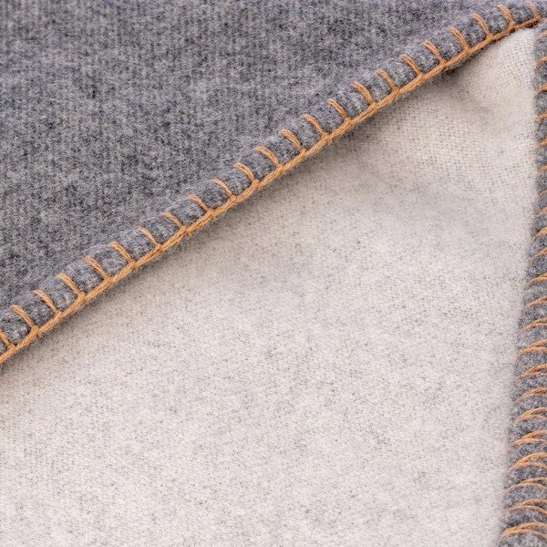 Coperta grigia di lana 145x200 cm Ahwi - Blomus-image-1