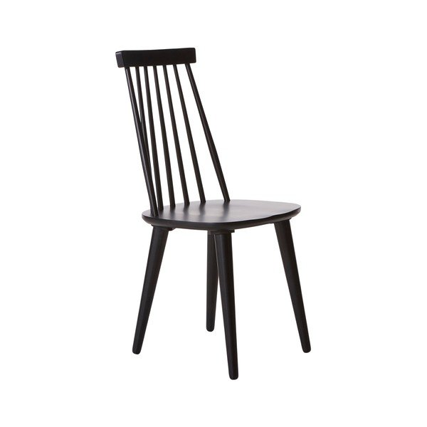 Set di sbagelli da bar neri in legno di cauciù massiccio 2 pz (altezza della seduta 45 cm) Jolina – Ellos Home