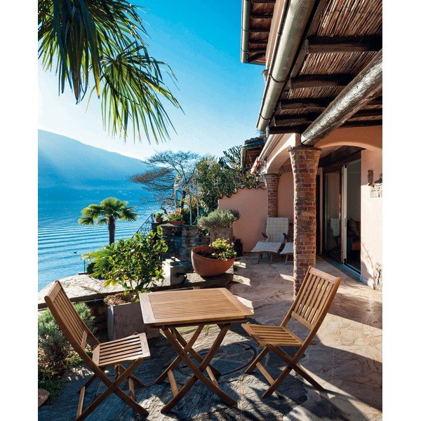 Tavolino da giardino in acacia massiccia 70x70 cm Noemi – Bizzotto-image-2