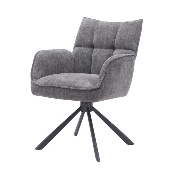 Set di sedie da pranzo grigia in imbottito 2 pz Marilla – Unique Furniture