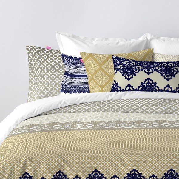 Povlak na peřinu z čisté bavlny Happy Friday Embroidery, 220 x 220 cm-image-1