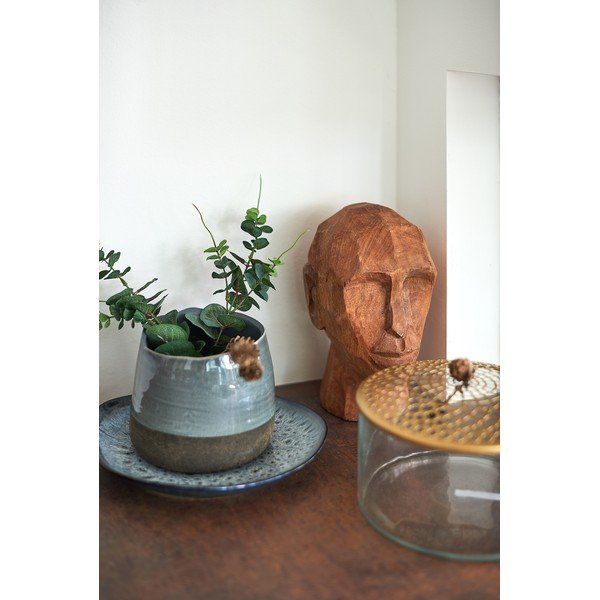 Skleněná váza A Simple Mess Kassandra Brass, ⌀ 20,5 cm-image-1