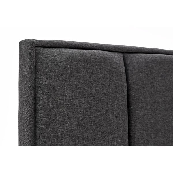 Letto matrimoniale grigio scuro con contenitore Wega, 180 x 200 cm - ProSpánek-image-1