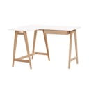 Tavolo da lavoro con piano bianco 85x115 cm Luka - Ragaba