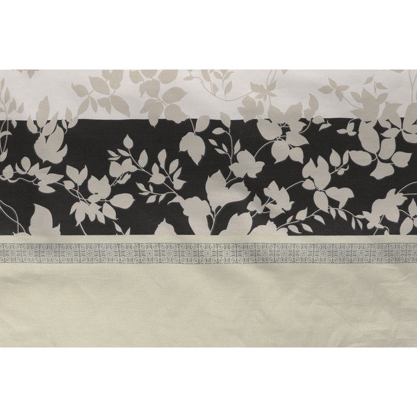 Lenzuolo singolo in cotone beige Quadrato, 140 x 200 cm - Mijolnir-image-1