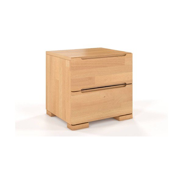 Comodino in faggio con 2 cassetti SKANDICA Sparta - Skandica-image-2