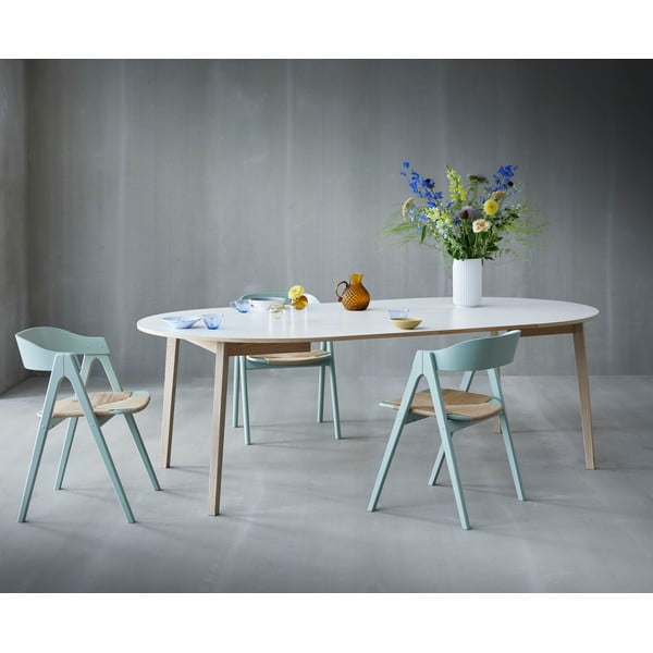 Tavolo da pranzo pieghevole con piano bianco Hammel Ø130 Single - Hammel Furniture-image-2