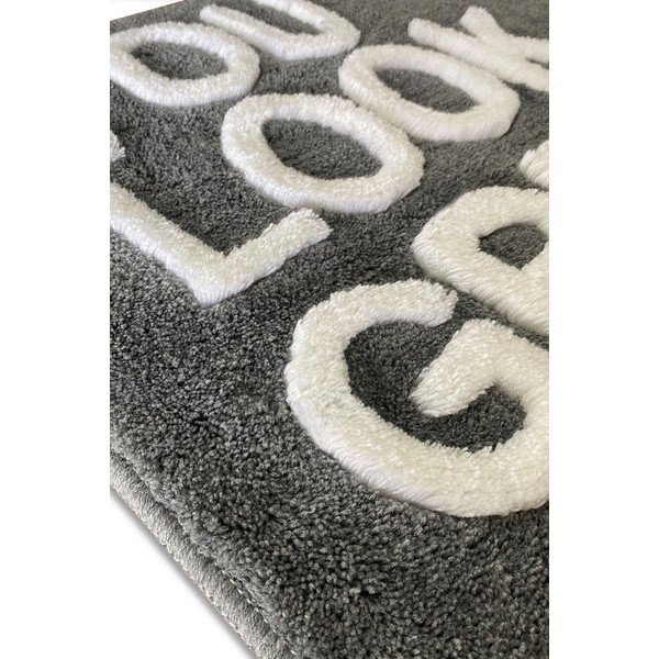 Set di tappetini per il bagno grigi 3 pz 60x100 cm Great – Foutastic-image-4