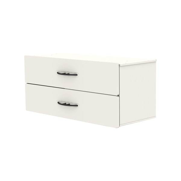 Componente bianco con cassetti 80x36 cm Dakota - Tenzo-image-3