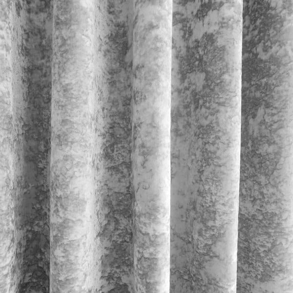 Tende in set grigie in velluto 2 pz 168x137 cm Crushed Velvet – Catherine Lansfield-image-2