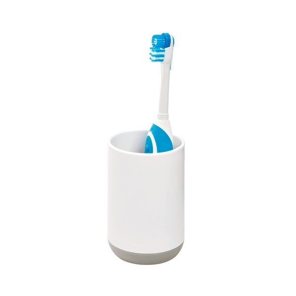 Portaspazzolino bianco con scomparti Cade - iDesign