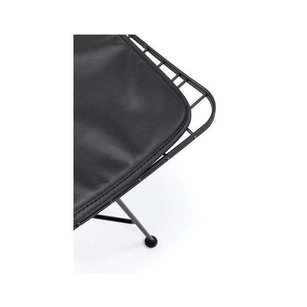 Sedia da pranzo in acciaio nero Grid - Kare Design-image-4