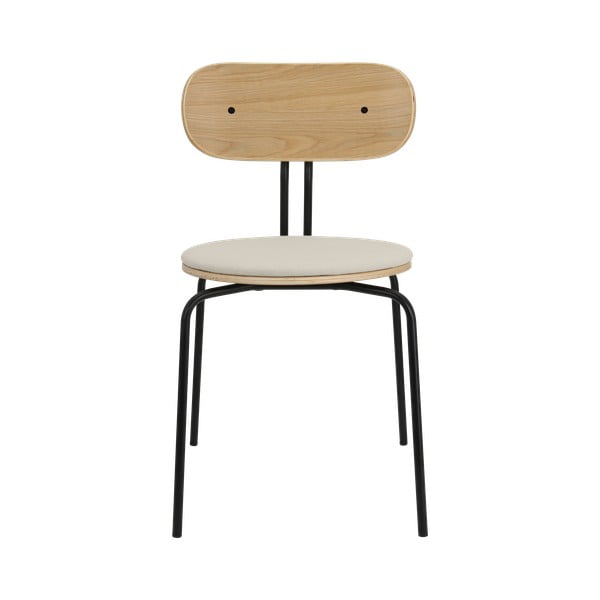 Sedia da pranzo nera e crema Curious - UMAGE-image-2