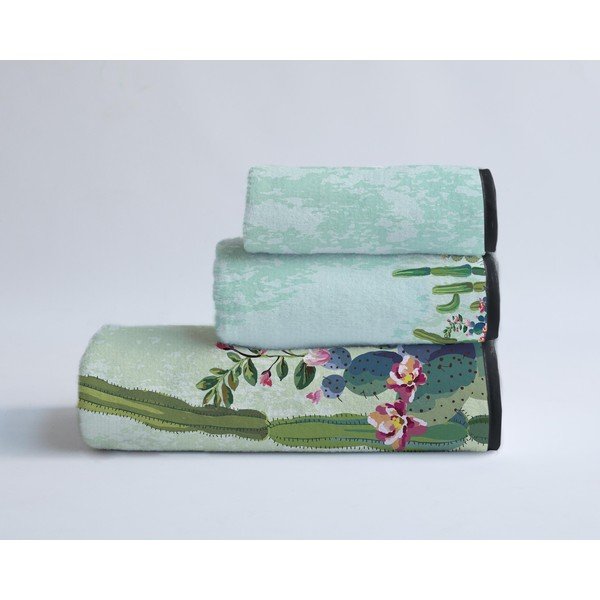 Set di asciugamani e 2 teli Cactus - Really Nice Things-image-2