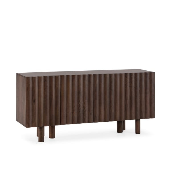 Cassettiera marrone in mango massiccio 160x80x40 cm Tamira – MOME-image-4