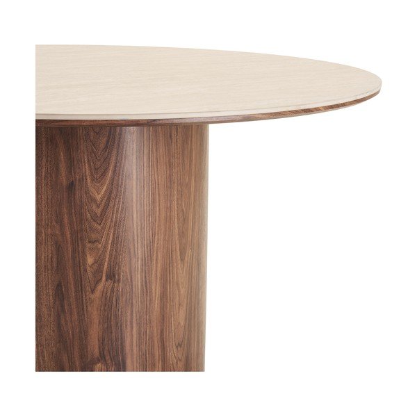 Tavolo da pranzo rotondo con piano in ceramica ø 140 cm Delphi – House Nordic-image-3