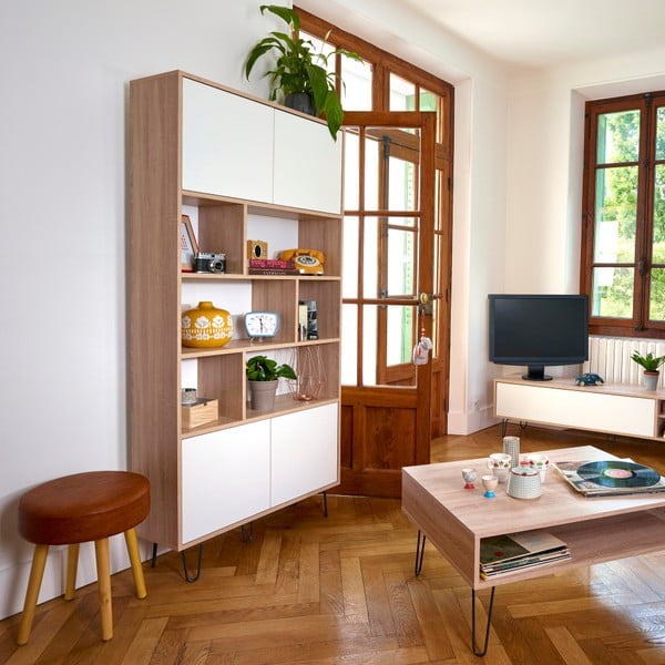 Biblioteca bianca Aero - TemaHome-image-1
