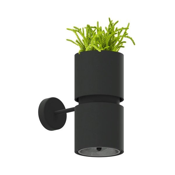 Lampada da parete nera in alluminio KUKKIA – Thoro
