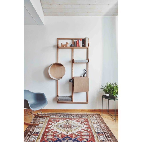 Struttura lettiera per gatti Alto Structure Oak Natural - MiaCara-image-4