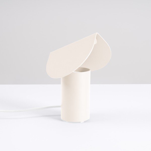 Lampada da tavolo LED beige in alluminio (altezza totale 15 cm) BISCUIT – Thoro-image-4