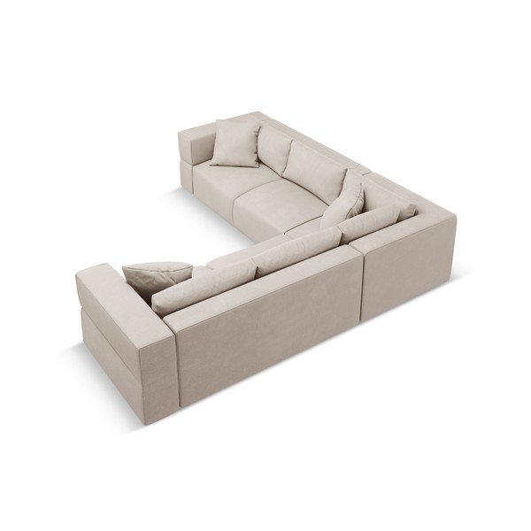 Divano angolare variabile beige Esther - Milo Casa-image-3