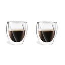 Tazze in set per cappuccino/con parete doppia 2 pz 250 ml Cristallo – Vialli Design