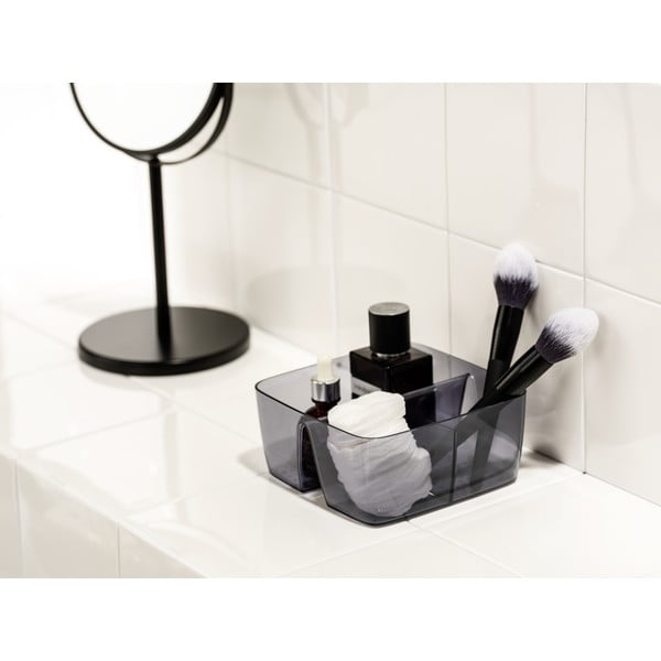 Organizzatore grigio per il bagno in plastica riciclata San Diego - Wenko-image-3