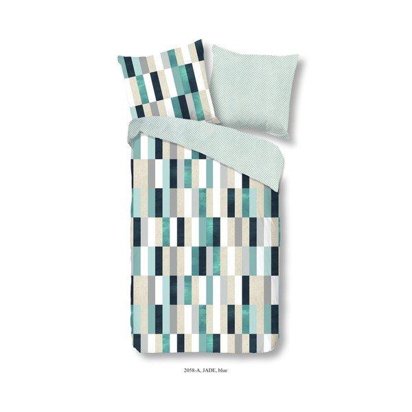 Lenzuolo singolo in cotone Jade, 140 x 200 cm - Good Morning