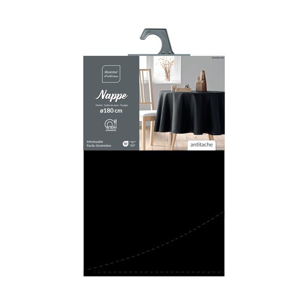 Tovaglia lavabile ø 180 cm Essentiel – douceur d'intérieur-image-2