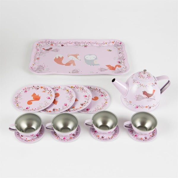 Set da gioco per bambini Woodland Friends Tea Set - Sass & Belle-image-3