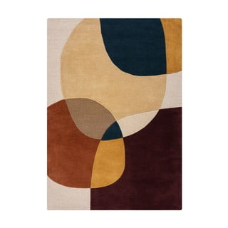 Tappeto viola in lana tessuto a mano 120x170 cm Glow Purple Multi – Flair Rugs