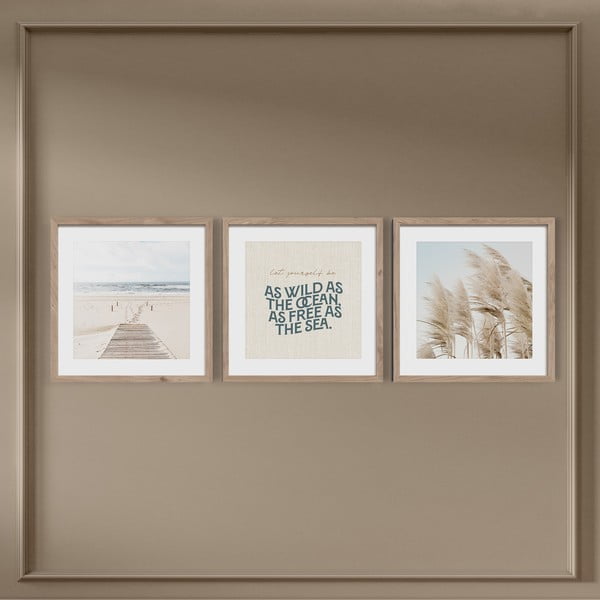 Set di dipinti 3 pz 30x40 cm Seaside – Styler-image-3