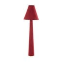 Lampada da terra rossa con paralume in tessuto (altezza 168 cm) Devia - Light & Living