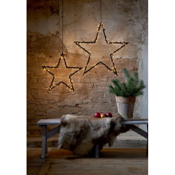 Decorazione luminosa nera per esterni con motivo natalizio Spiky - Star Trading-image-4