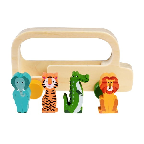 Autobus in legno Colourful Creatures - Rex London-image-2