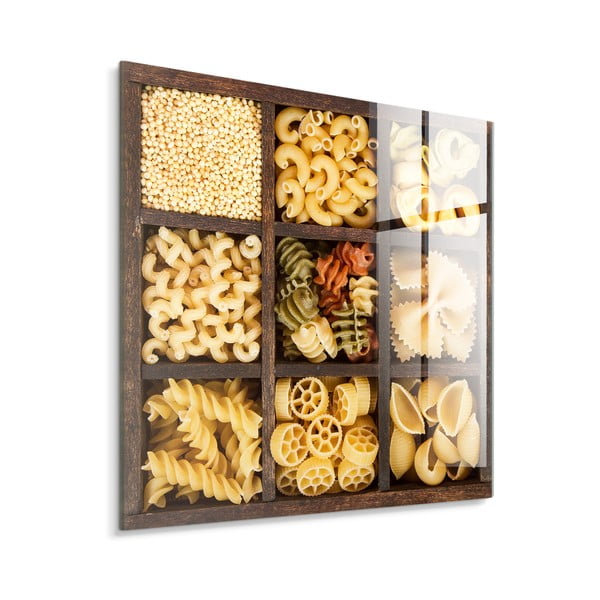Dipinto su vetro 30x30 cm Pasta Box – Styler-image-2
