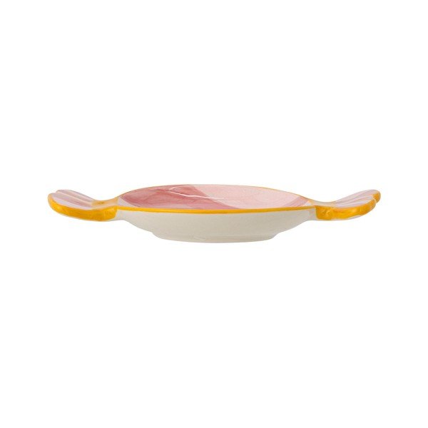 Piatto da portata rosa in gres a tema natalizio Caramella – Bloomingville-image-3